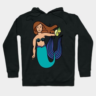 Mermaid Illustration Hoodie